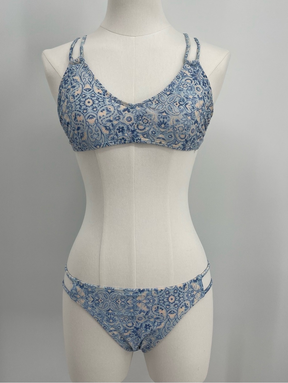 Floral Bikini Paisley S/M Y2K Vintage Vibes Ditsy Floral Cottagecore Boho Beachy